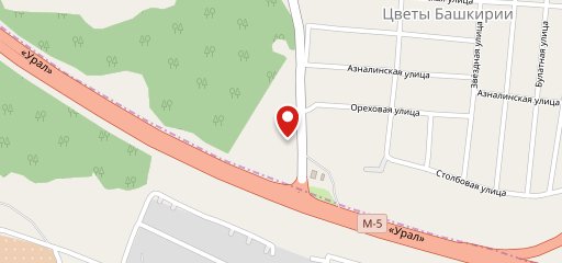 Уфимский трамвайчик на карте