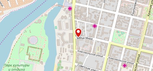 Угол Мира на карте