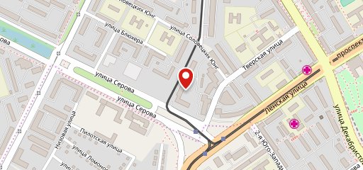 Ул. Серова 51/11 "SOWA" на карте