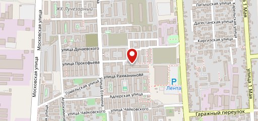 Улица на карте
