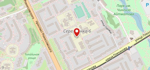 Столовая на карте