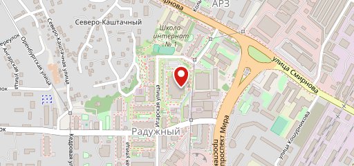 Юпитер на карте