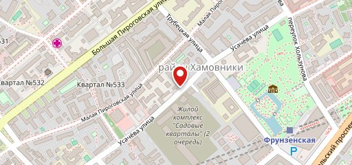 Паб Усачёвский на карте