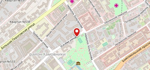 Усачёвский рынок на карте