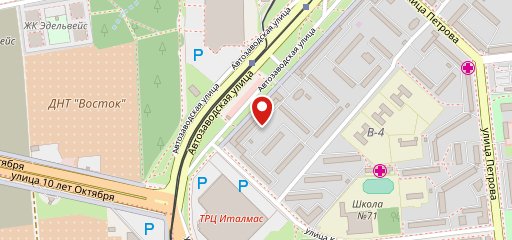 Устинов на карте