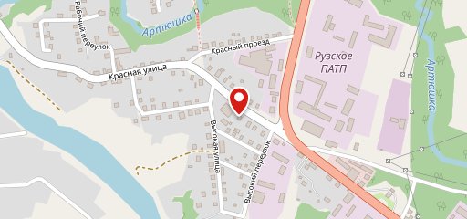 Устье на карте