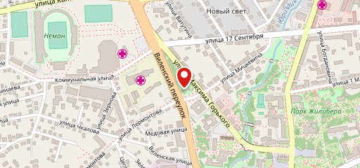 Утес на карте