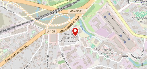 В своей тарелке на карте