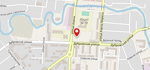 В своей тарелке на карте