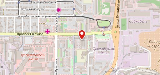 в Томске на карте