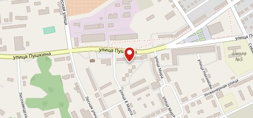 Ванкувер, ресторан на карте
