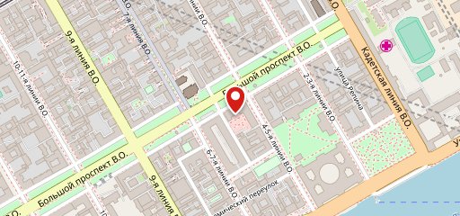 Василеостровский рынок на карте