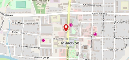 Вечернее на карте