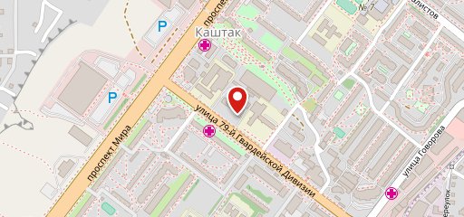 Вечернее, кафе на карте