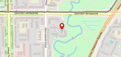 Вечерний Питер на карте