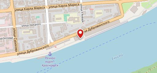 Вечерний Шанхай на карте