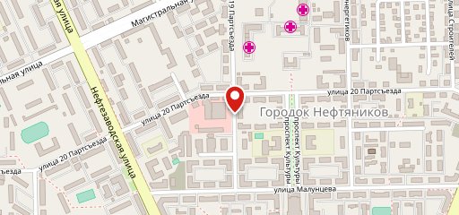 Вечерний Сочи на карте