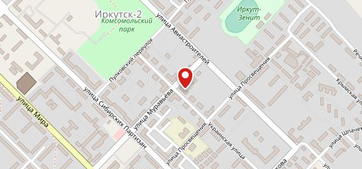 Вечерняя на карте