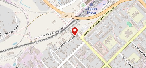 Вечерняя Русь на карте