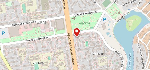 Венеция, Пиццерия на карте
