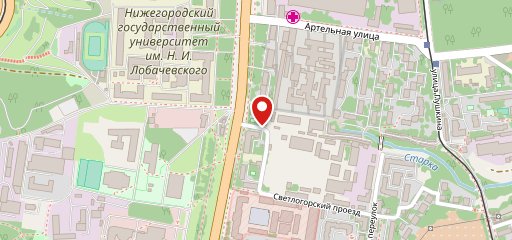 Венеция, ресторан на карте