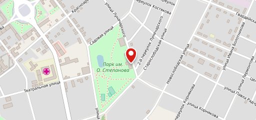 Веранда в парке на карте