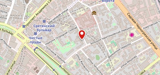 Верховный Суд, столовая на карте