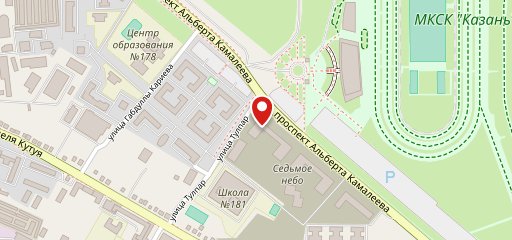 Верный на карте