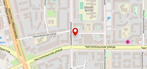 Верный на карте