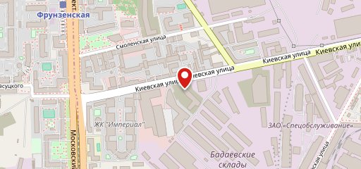 Столовая на карте