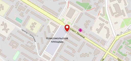 Весёлый пончик на карте