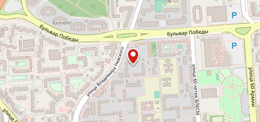 Веселый пончик на карте