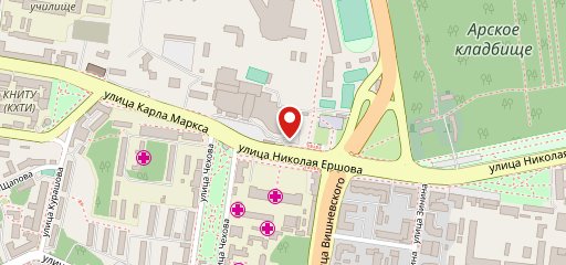 Весёлый медведь на карте
