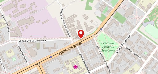Бердникова Н.в., Сеть Столовых на карте