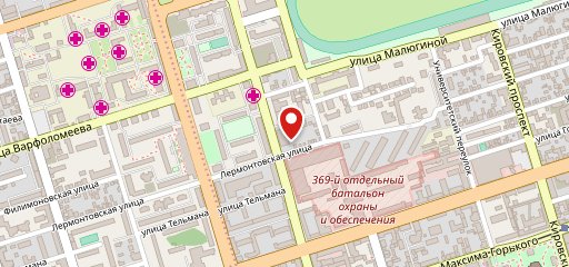 Вилка на карте