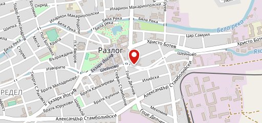 Винарна "Бохеми" Разлог на карте