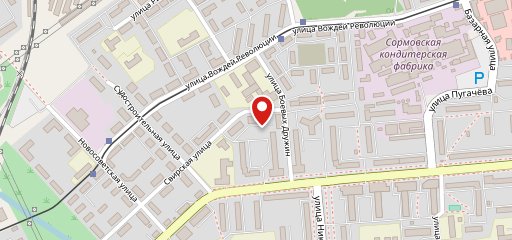 Виноградная Лоза на карте