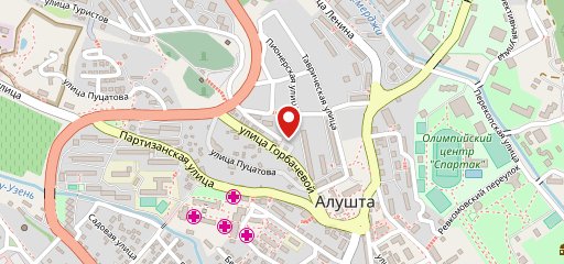 Винокурня "Рассвет" на карте
