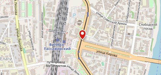 ВИТЕБСКИЙ ЭКСПРЕСС РЕСТОРАН ООО ДЕНТОРГ КОМПАНИ на карте