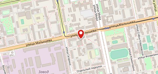 Вкусный город на карте