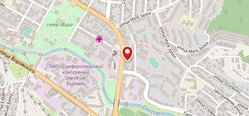 вкусный сэндвич на карте