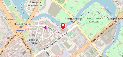 Вода Chill & Grill на Зыбицкой Minsk на карте