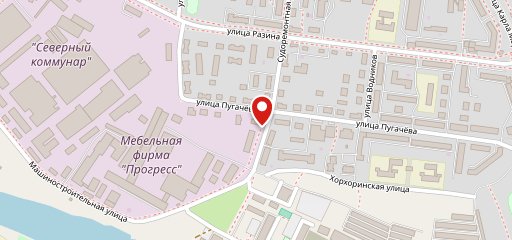 Водниковские Бани на карте