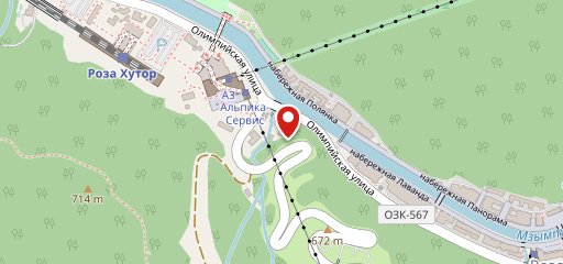 Водолей на карте