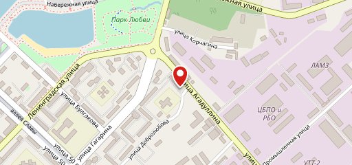 Водопад на карте