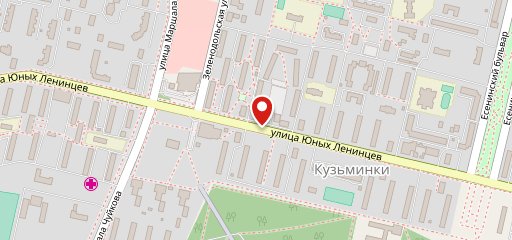 Водопад на карте