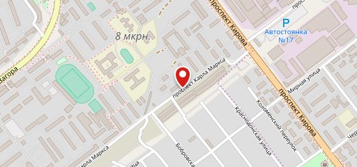 Водопад на карте