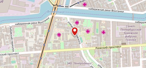 Военно-медицинская на карте