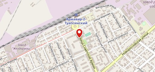 Вокзал на карте