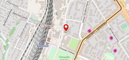 Вокзалъ на карте